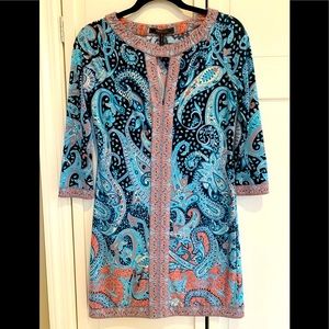 BCBG Paisley print dress